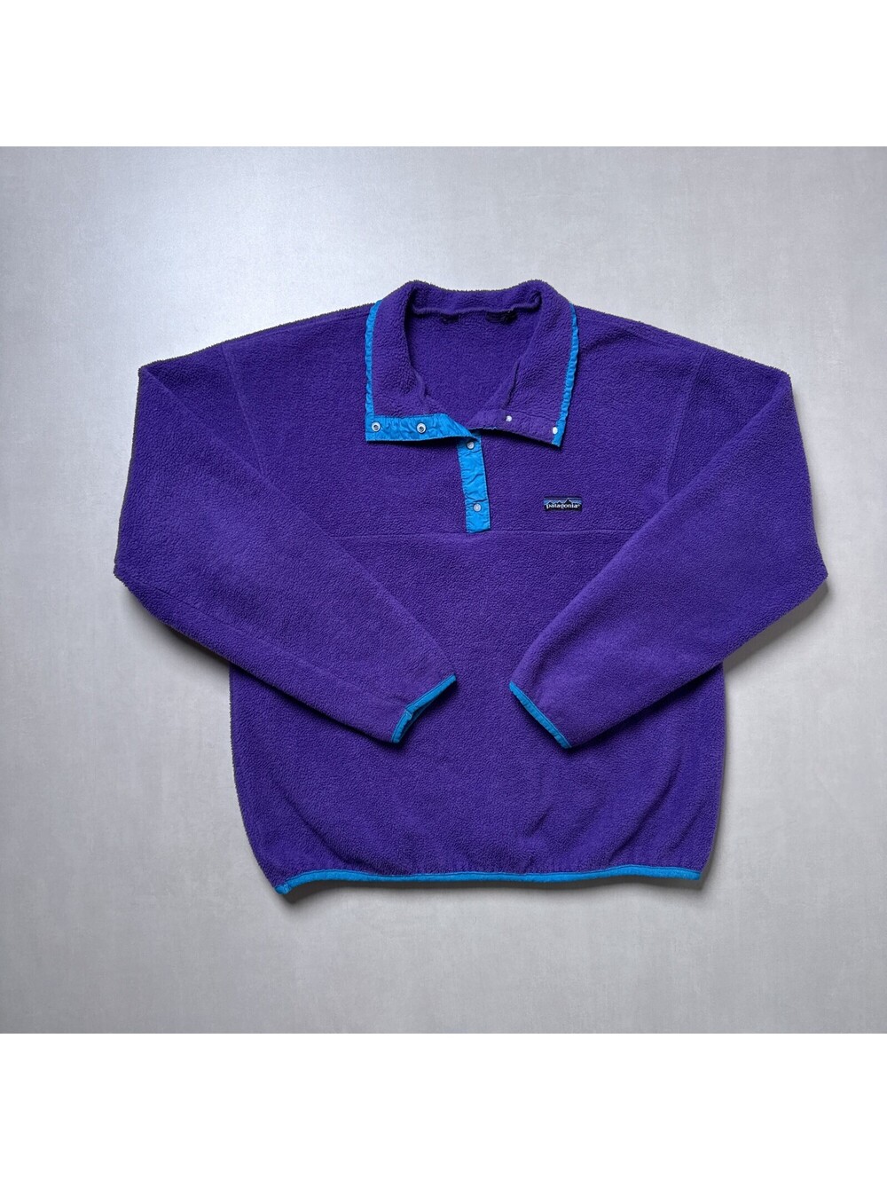 90s Patagonia Synchilla Snap-T Purple Fleece Pullover